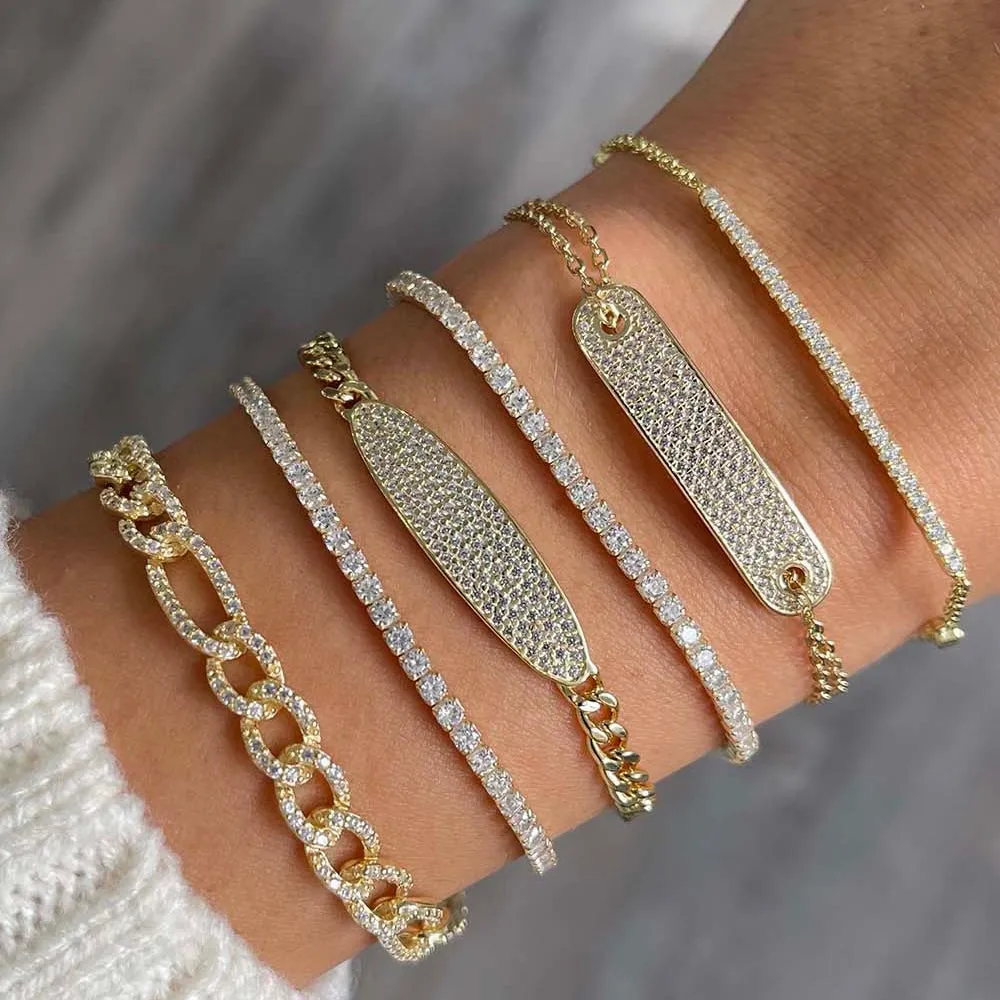 Pavé Figaro Bracelet