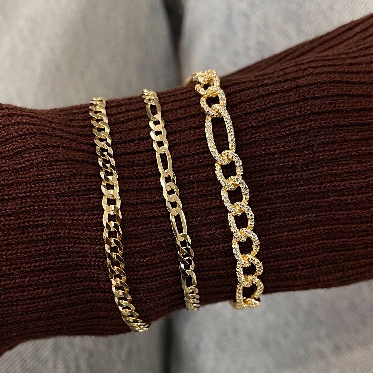 Pavé Figaro Bracelet