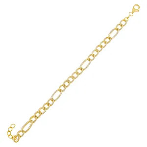 Pavé Figaro Bracelet