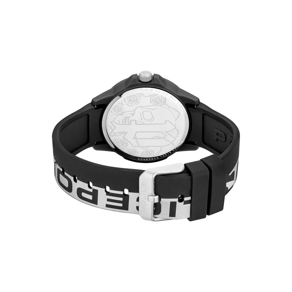 Police Sketch Silicone Strap PEWUM2119562