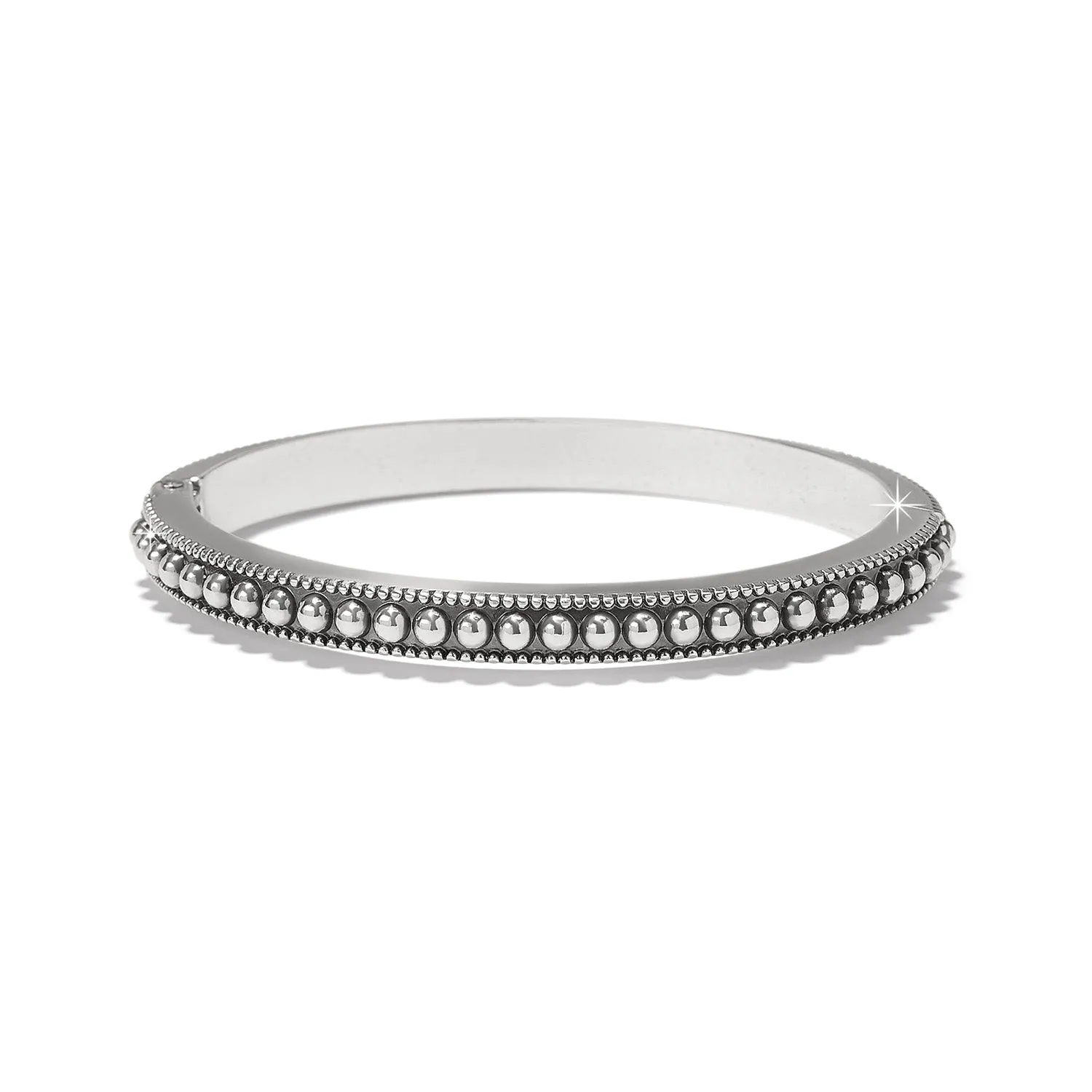 Pretty Tough Gem Hinged Bangle - JF021B