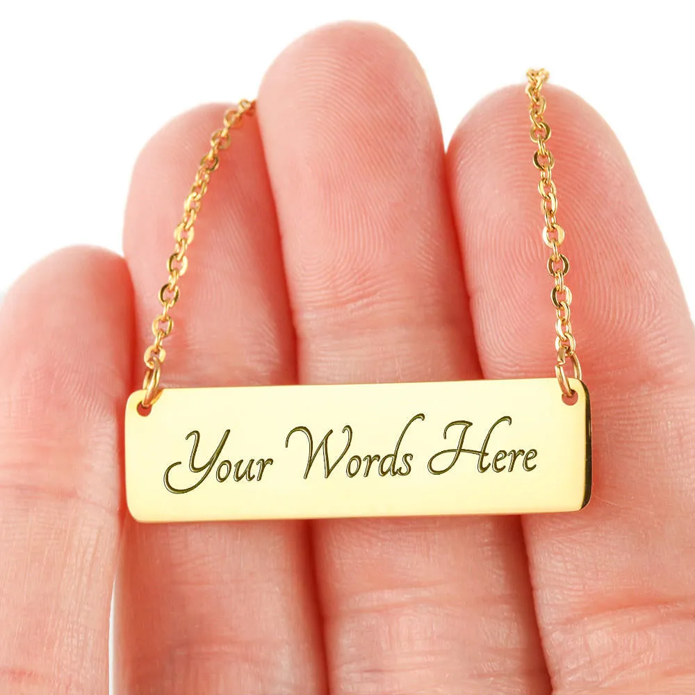 Pride Pronouns Necklace (She | Her)