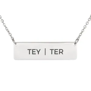 Pride Pronouns Necklace (Tey | Ter)