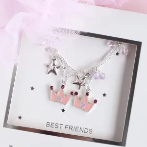 Princess Tiara BFF Necklace Set (2 Necklaces)
