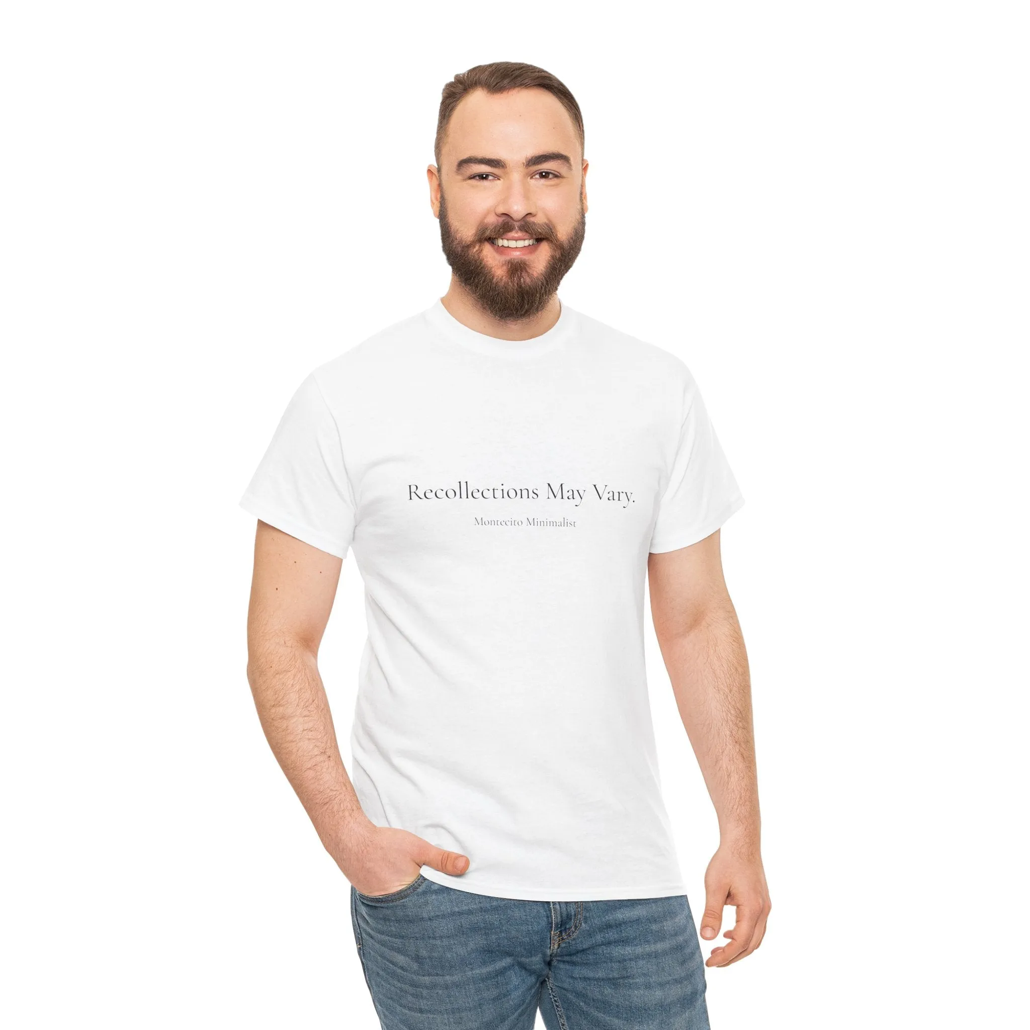 Recollections May Vary Unisex Cotton Tee (Printed & Shipped from Australia- US Option Available!)