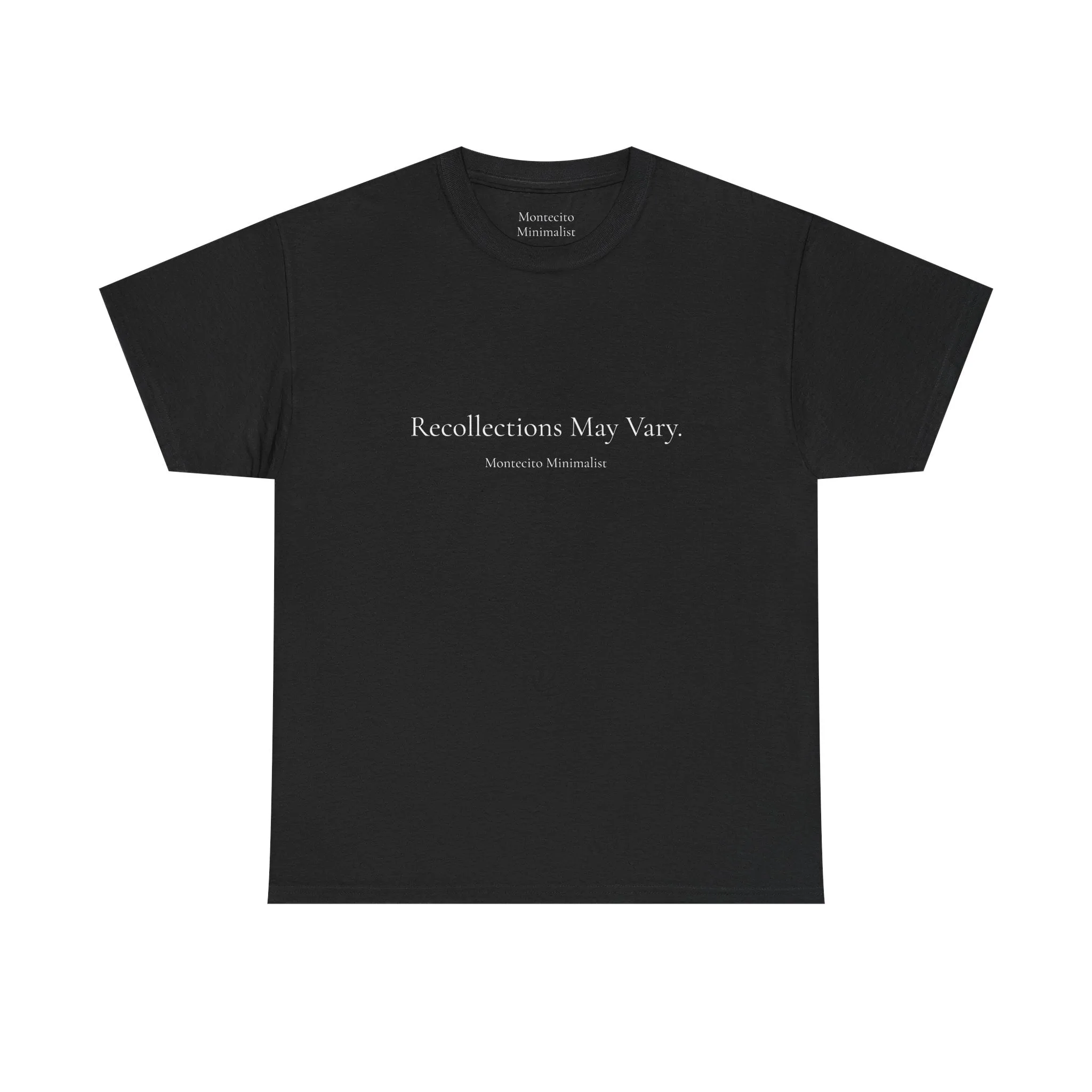 Recollections May Vary Unisex Cotton Tee (Printed & Shipped from Australia- US Option Available!)