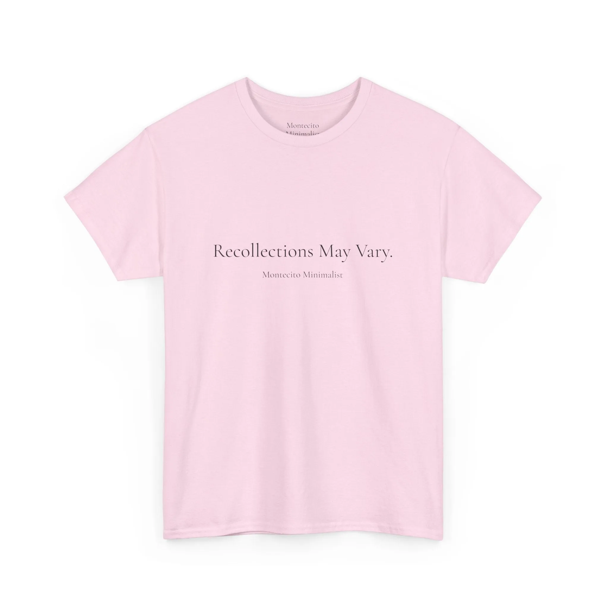 Recollections May Vary Unisex Cotton Tee (Printed & Shipped from Australia- US Option Available!)