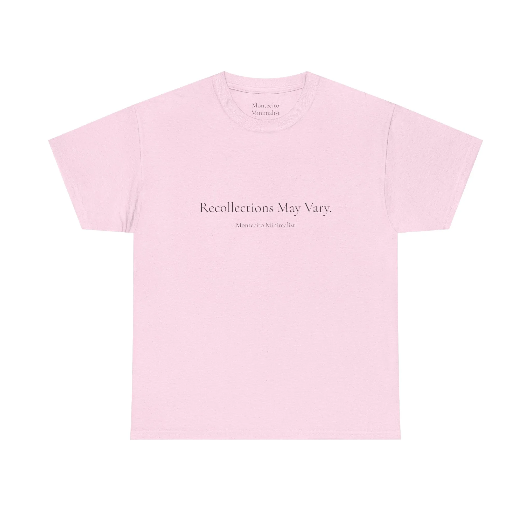 Recollections May Vary Unisex Cotton Tee (Printed & Shipped from Australia- US Option Available!)