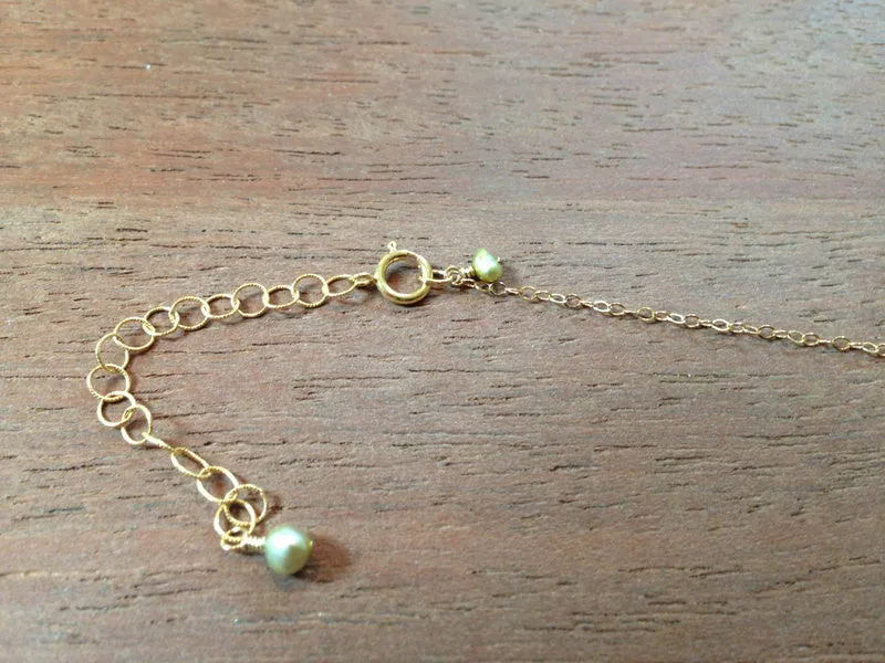 removable 2" extender chain • sterling silver or 14k gold filled