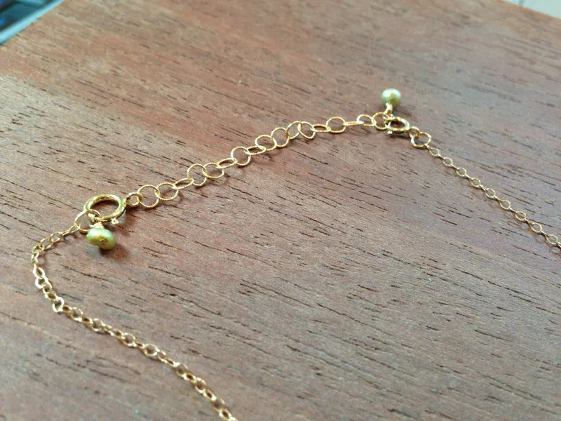 removable 2" extender chain • sterling silver or 14k gold filled