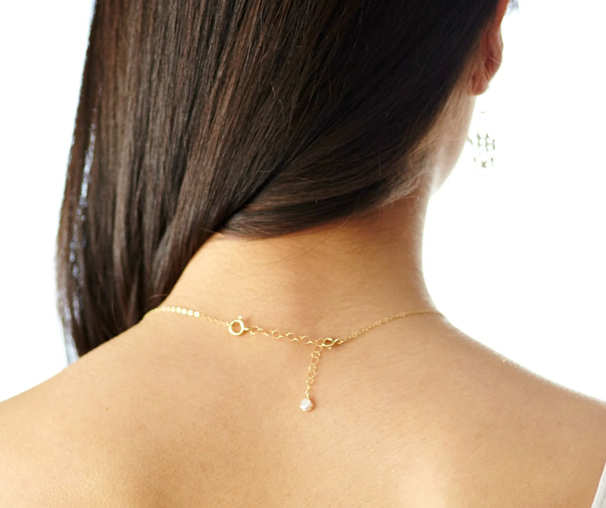 removable 2" extender chain • sterling silver or 14k gold filled