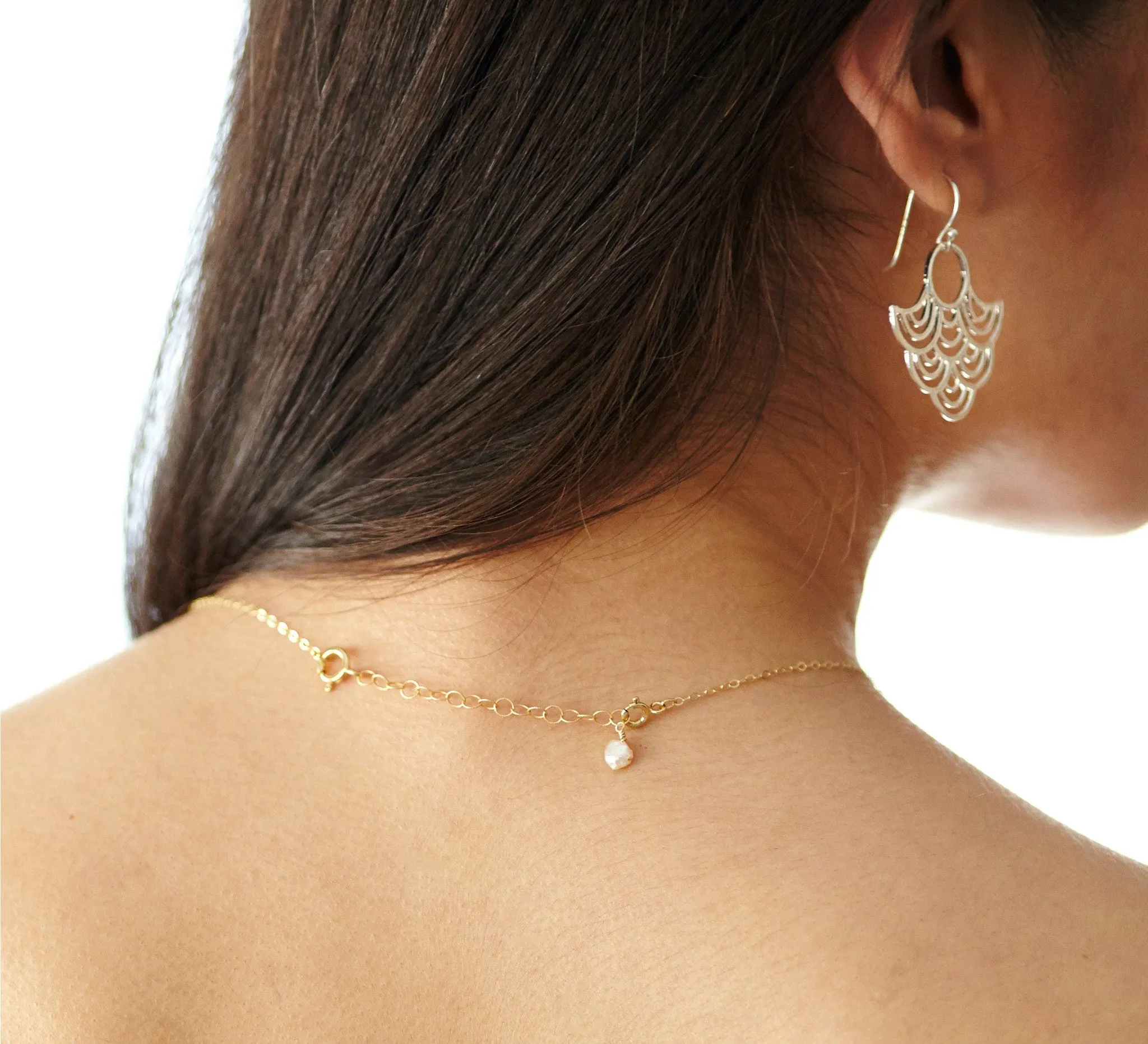 removable 2" extender chain • sterling silver or 14k gold filled