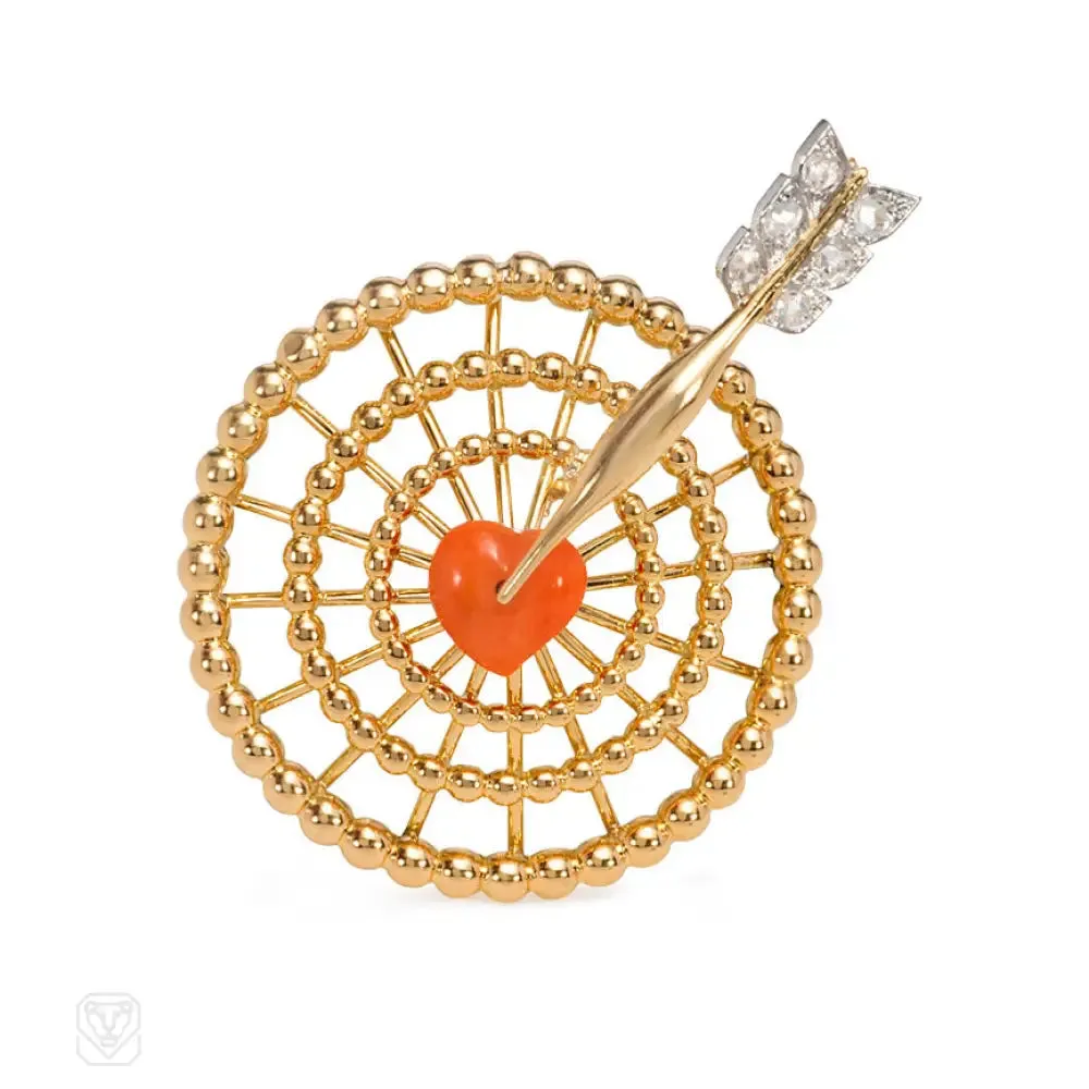 Retro target brooch. Cartier, Paris