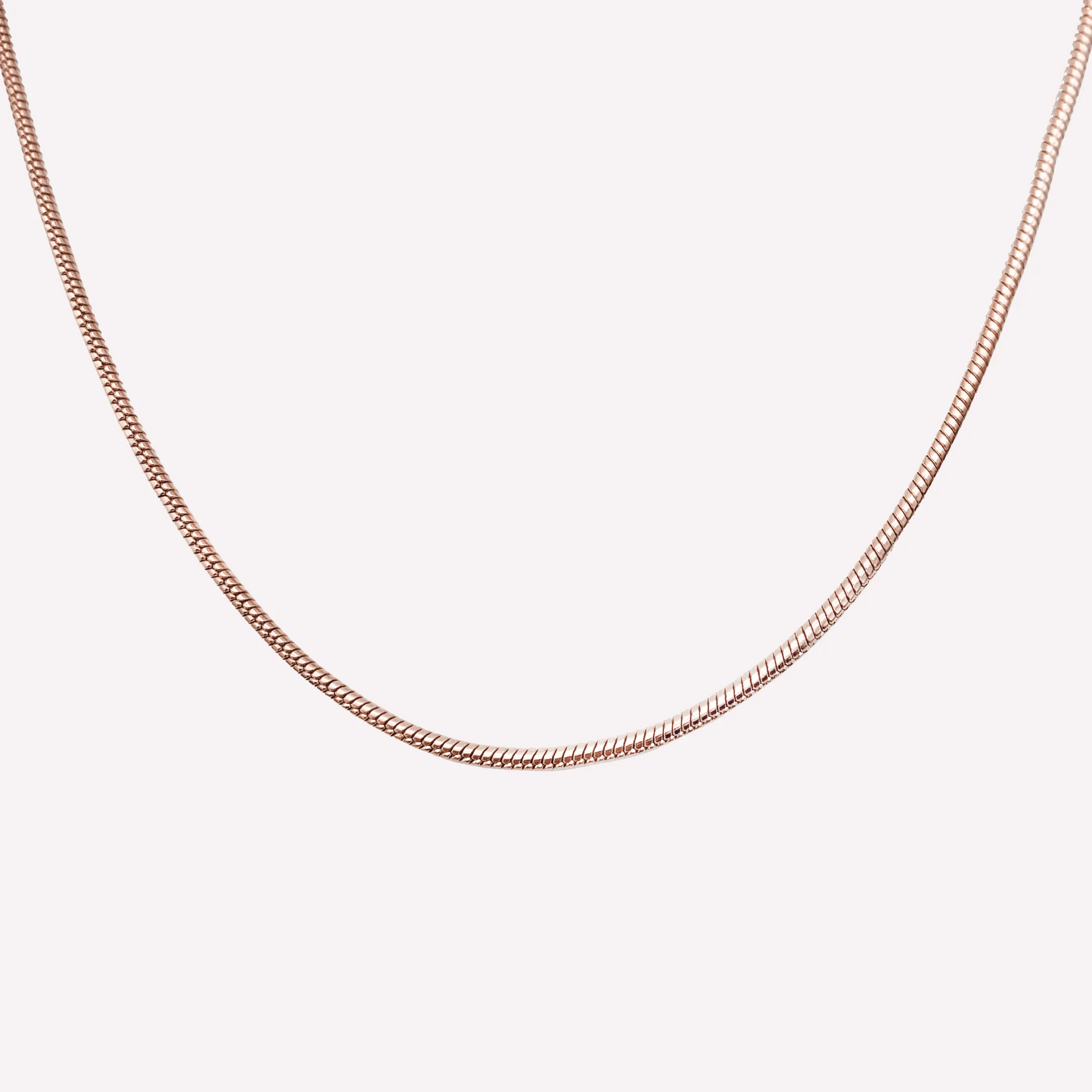 ROUND SNAKE CHAIN NECKLACE