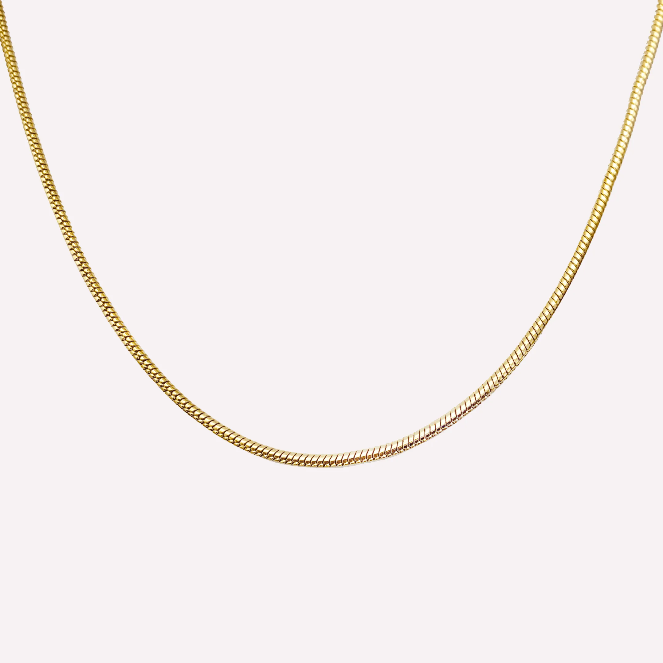 ROUND SNAKE CHAIN NECKLACE