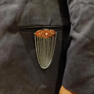 Royalty Rani Pink Men's Brooch