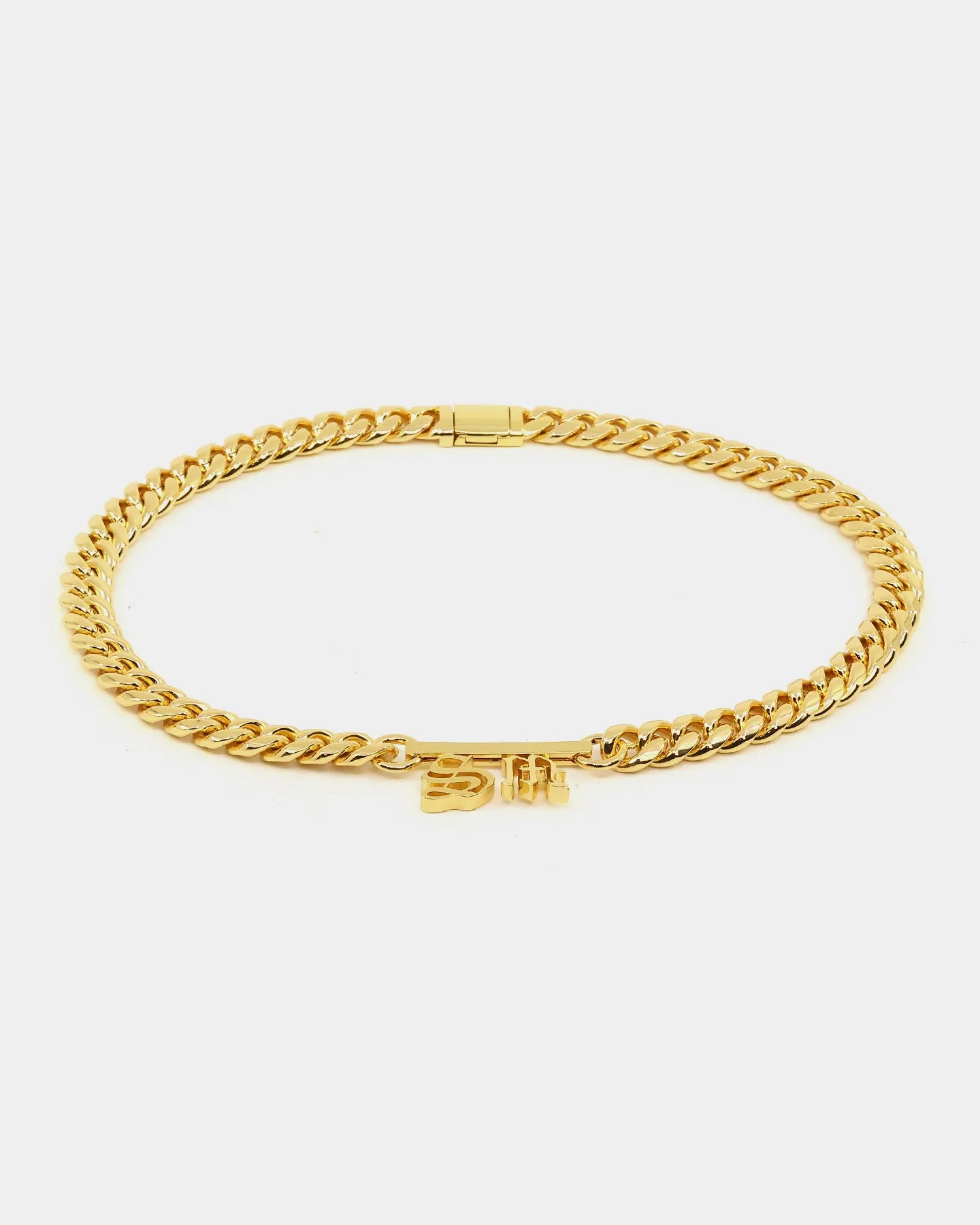 Saint Morta Custom Alpha 2 Letter Chain Gold