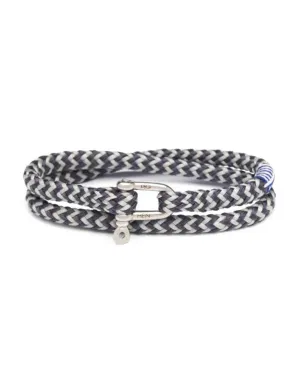 Salty Slim 4mm Round Rope Slate Gray Light Gray Silver
