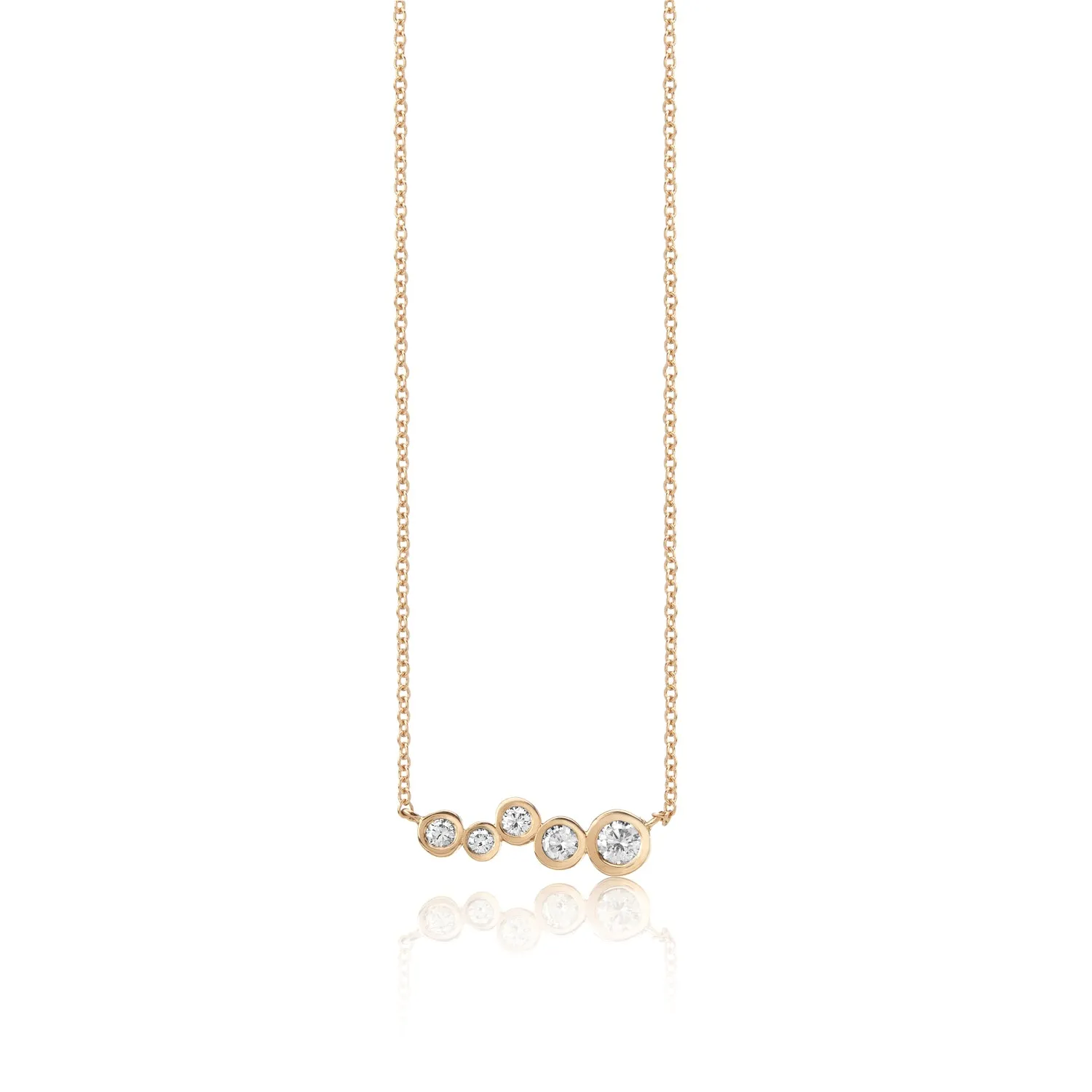 Shadows bar pendant with White Diamonds