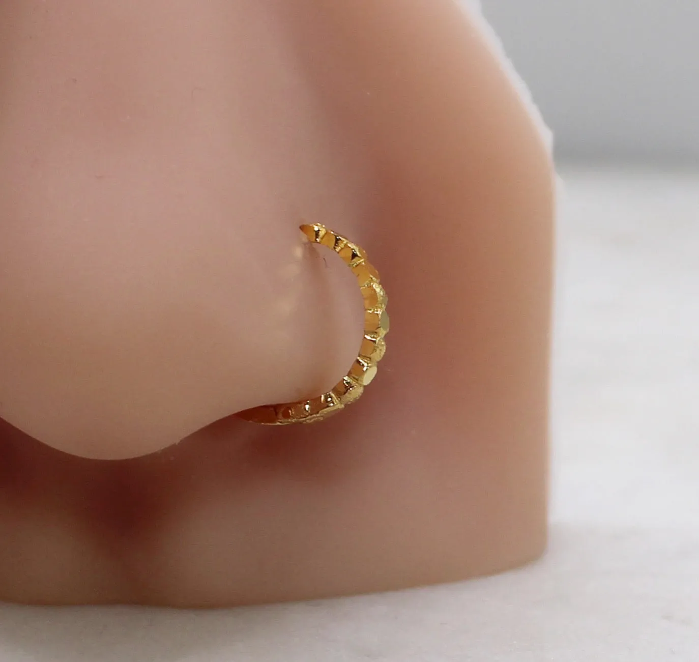 Shiny Thin Hoop