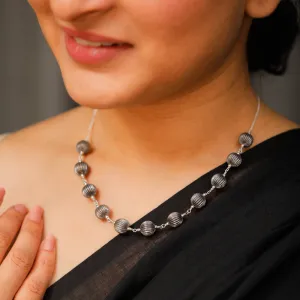 Silver Beads Ganthan with Chain