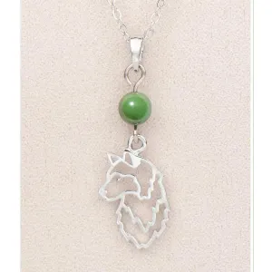 Silver Cutout Necklace