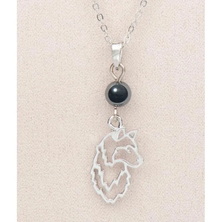 Silver Cutout Necklace