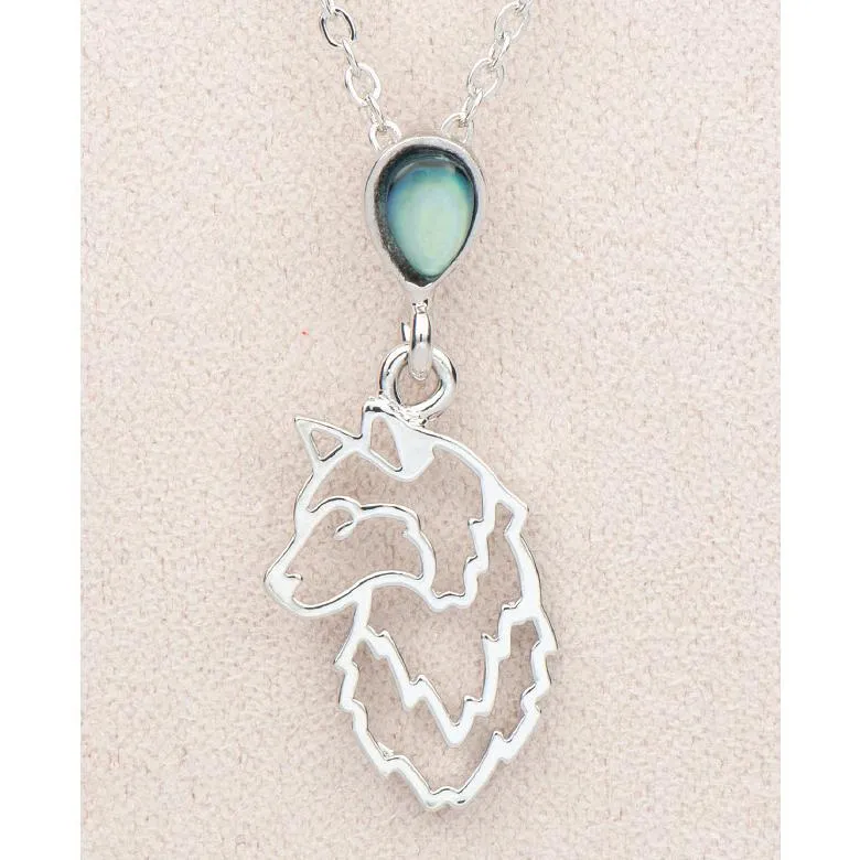Silver Cutout Necklace