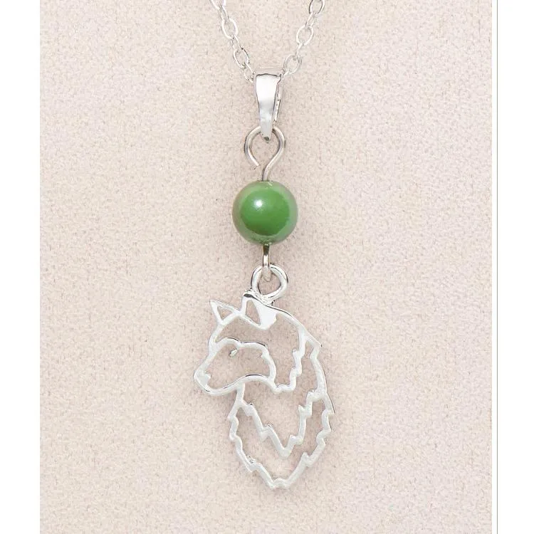 Silver Cutout Necklace
