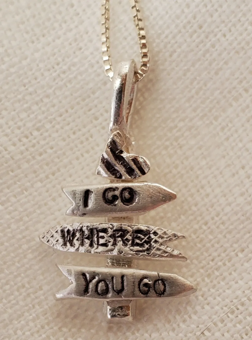 Simon & LuLu I Go Where You Go Pendant