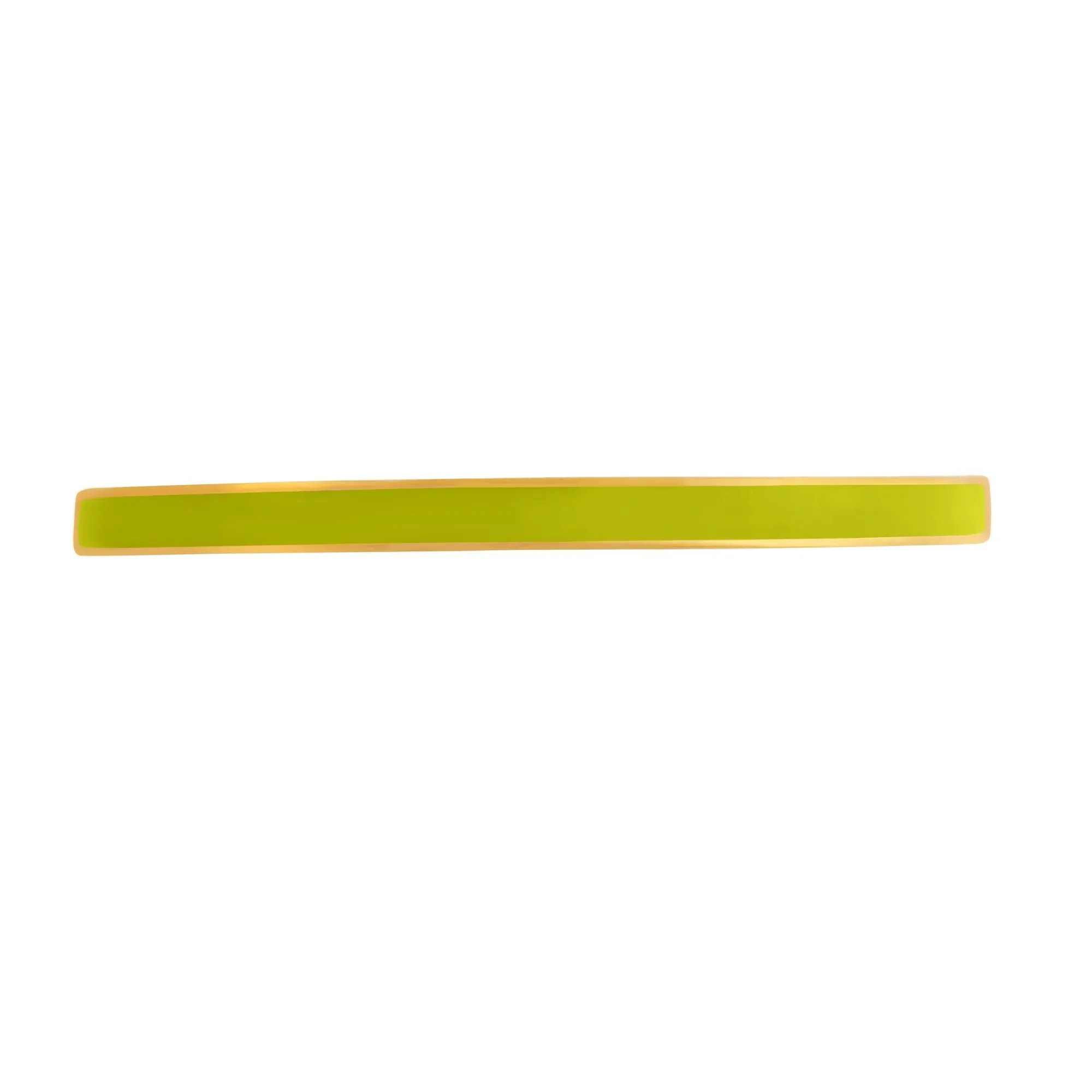 Slim Neon Yellow Enamel Cuff