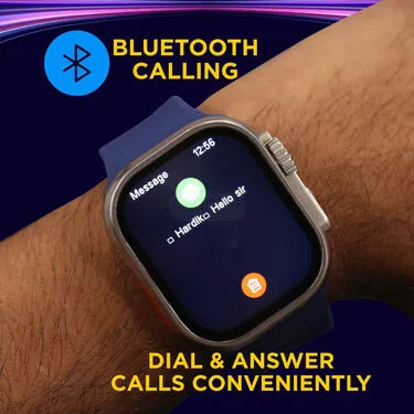 Smart Watch Ultra 7 In 1 Strap  Wireless Charger