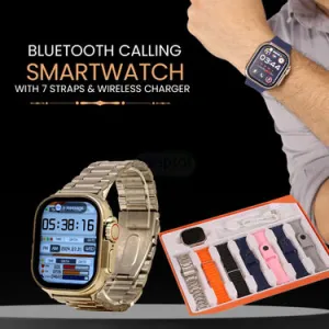 Smart Watch Ultra 7 In 1 Strap  Wireless Charger