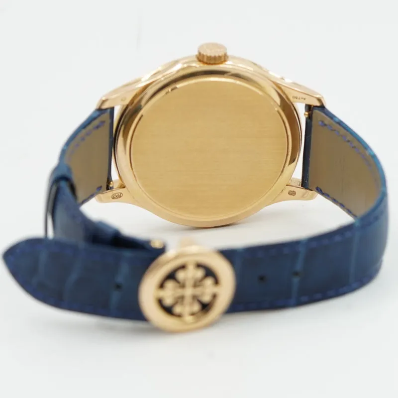 SOLD - 7/10/24 - Patek Philippe 5277R-001 Calatrava Date Rose Gold 18k B&P 2015