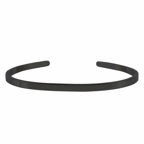 Solid Stainless Steel Cuff - 3mm Width, 6.5 Inch Length
