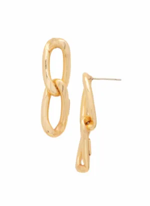 Sorrell Kirby Dangle Earrings - Bright Gold Bare Metallic