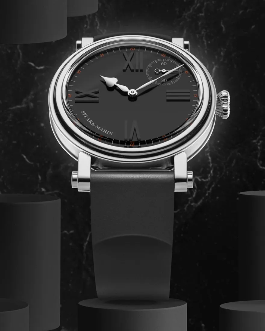 Speake-Marin Academic Black Tie 38mm (Special Order)