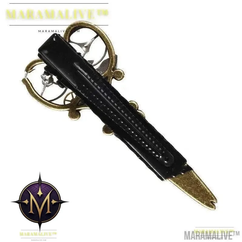 Steampunk Vintage Gear Scissors Barrettes Gothic Clock Screw Vintage Lolita Brooch Headdress