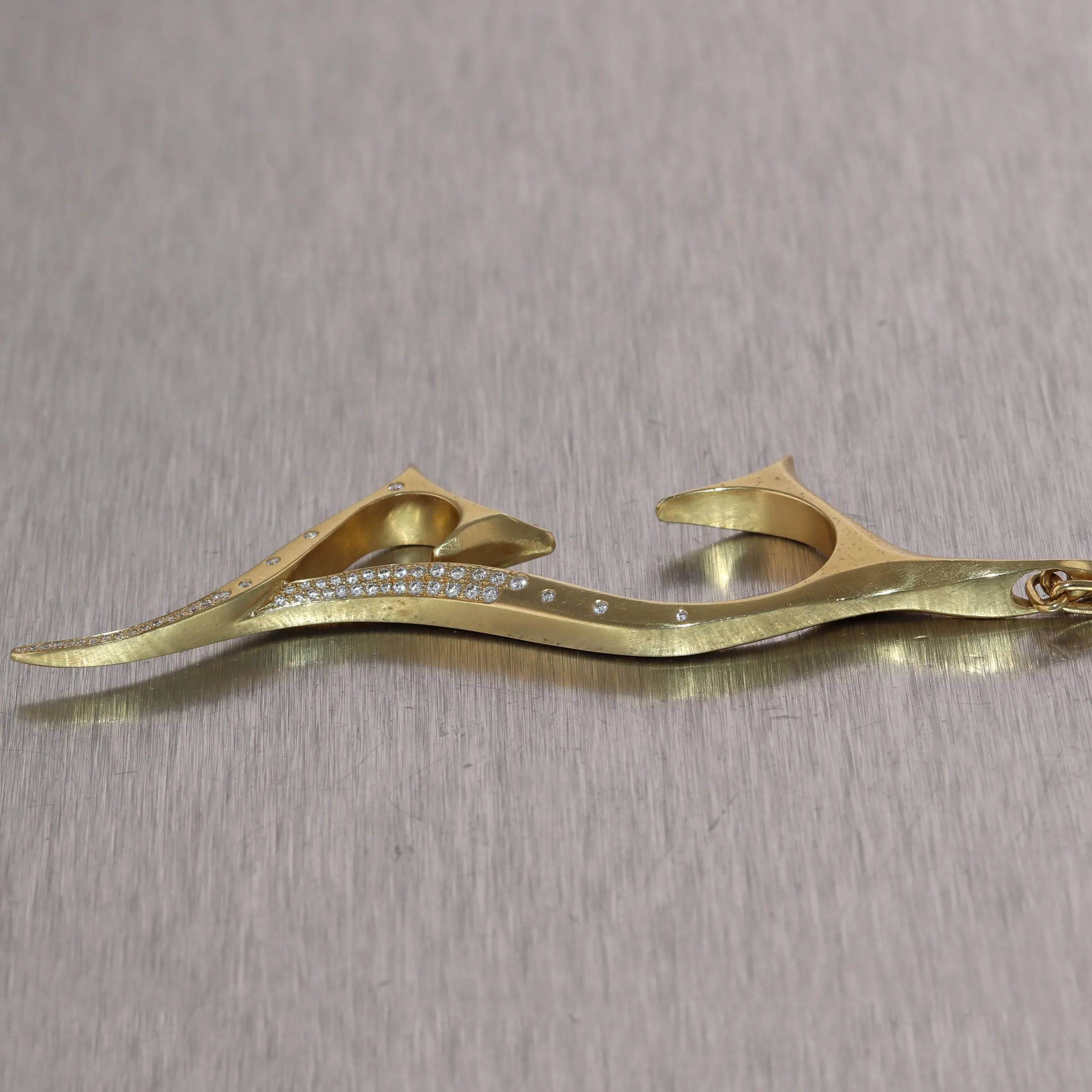 Stephen Webster 14k Yellow Gold 0.50ctw Diamond Pendant 18" Necklace