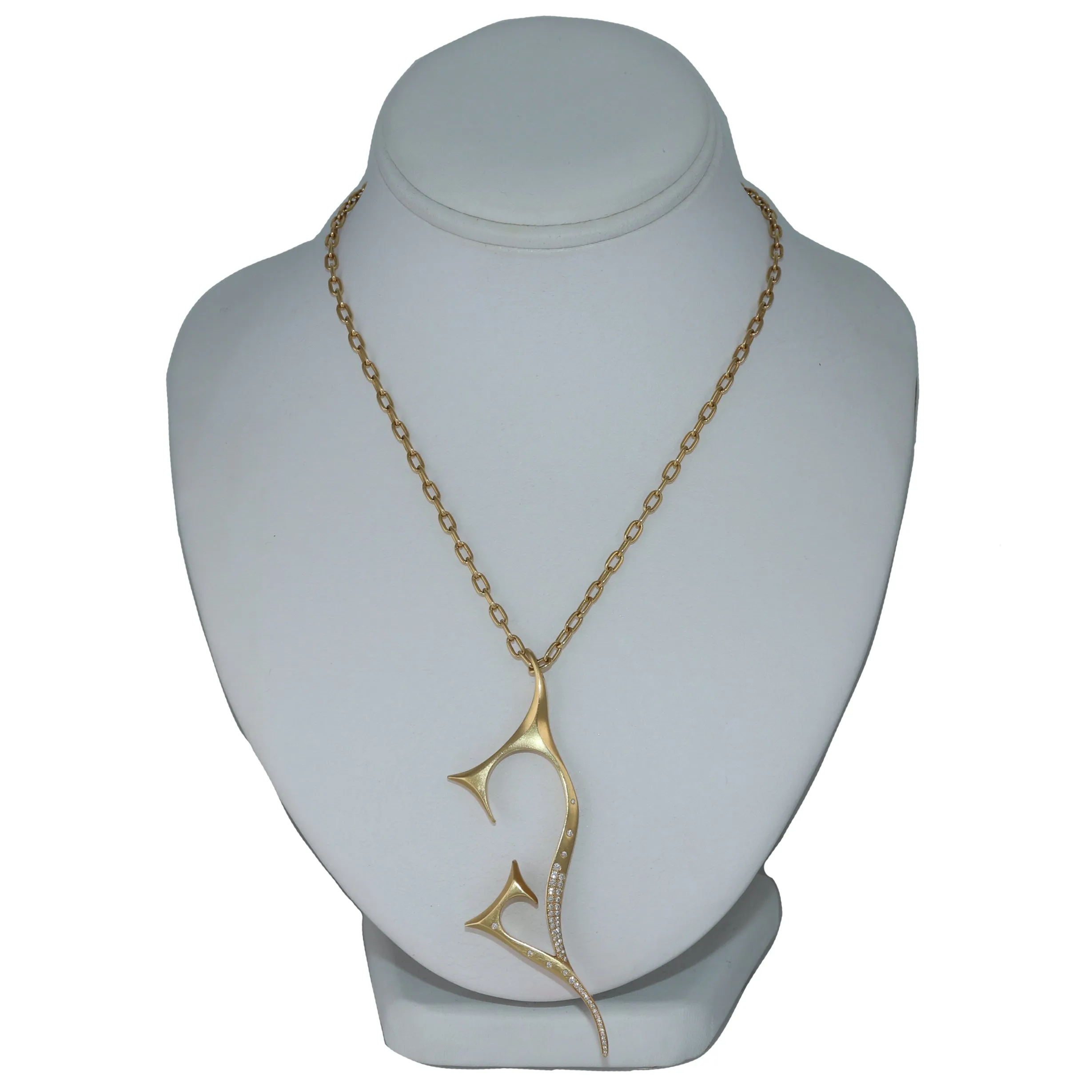 Stephen Webster 14k Yellow Gold 0.50ctw Diamond Pendant 18" Necklace