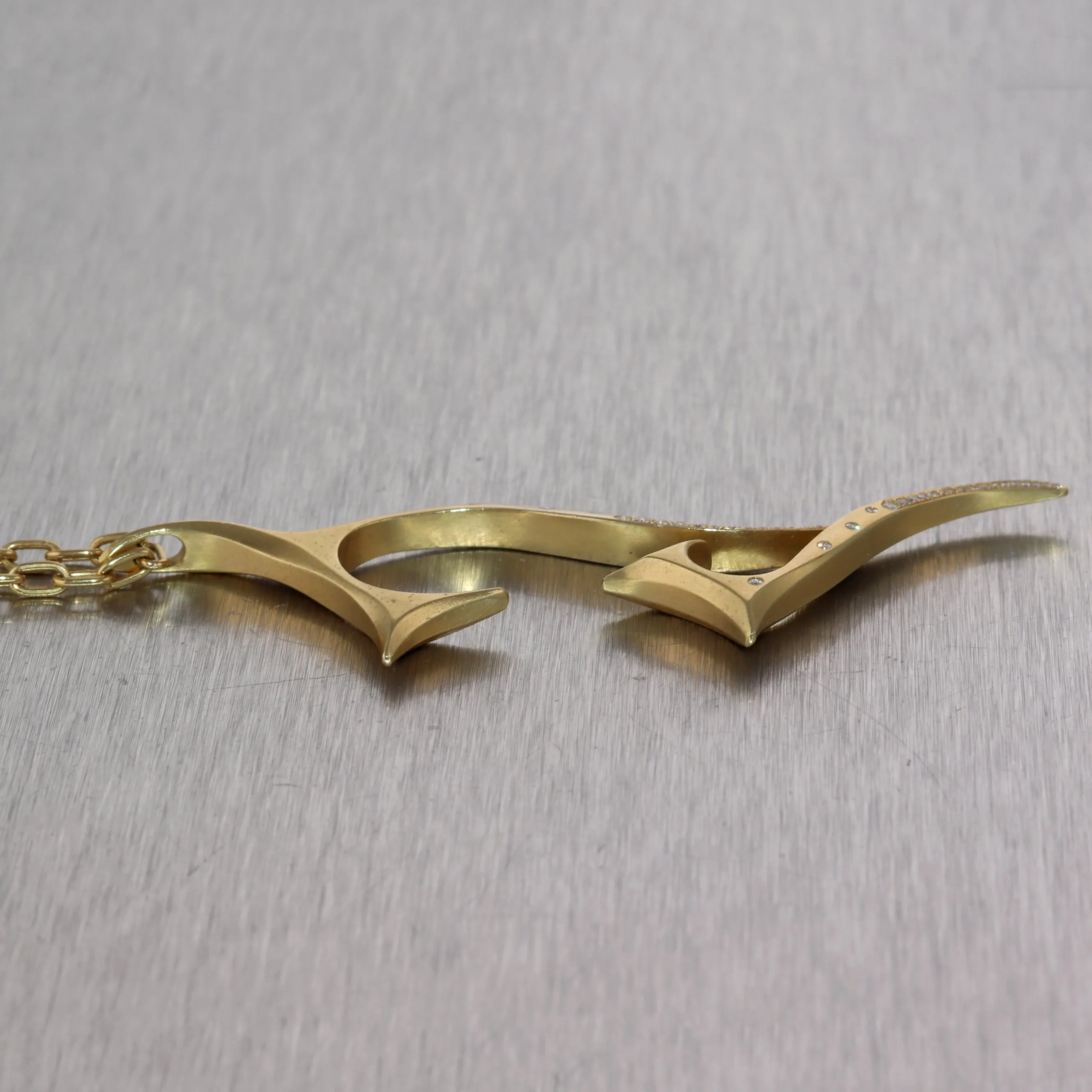 Stephen Webster 14k Yellow Gold 0.50ctw Diamond Pendant 18" Necklace