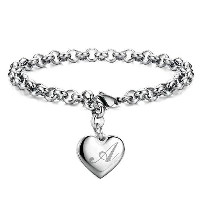 Sterling Bonds Alphabet Bracelet