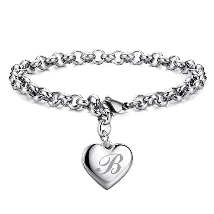 Sterling Bonds Alphabet Bracelet