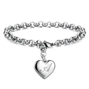 Sterling Bonds Alphabet Bracelet