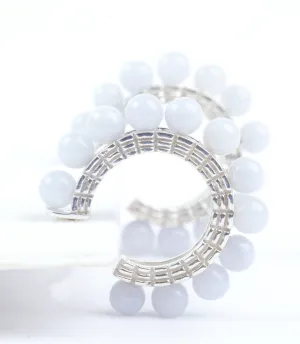 Sterling Silver Basket Weave Earrings