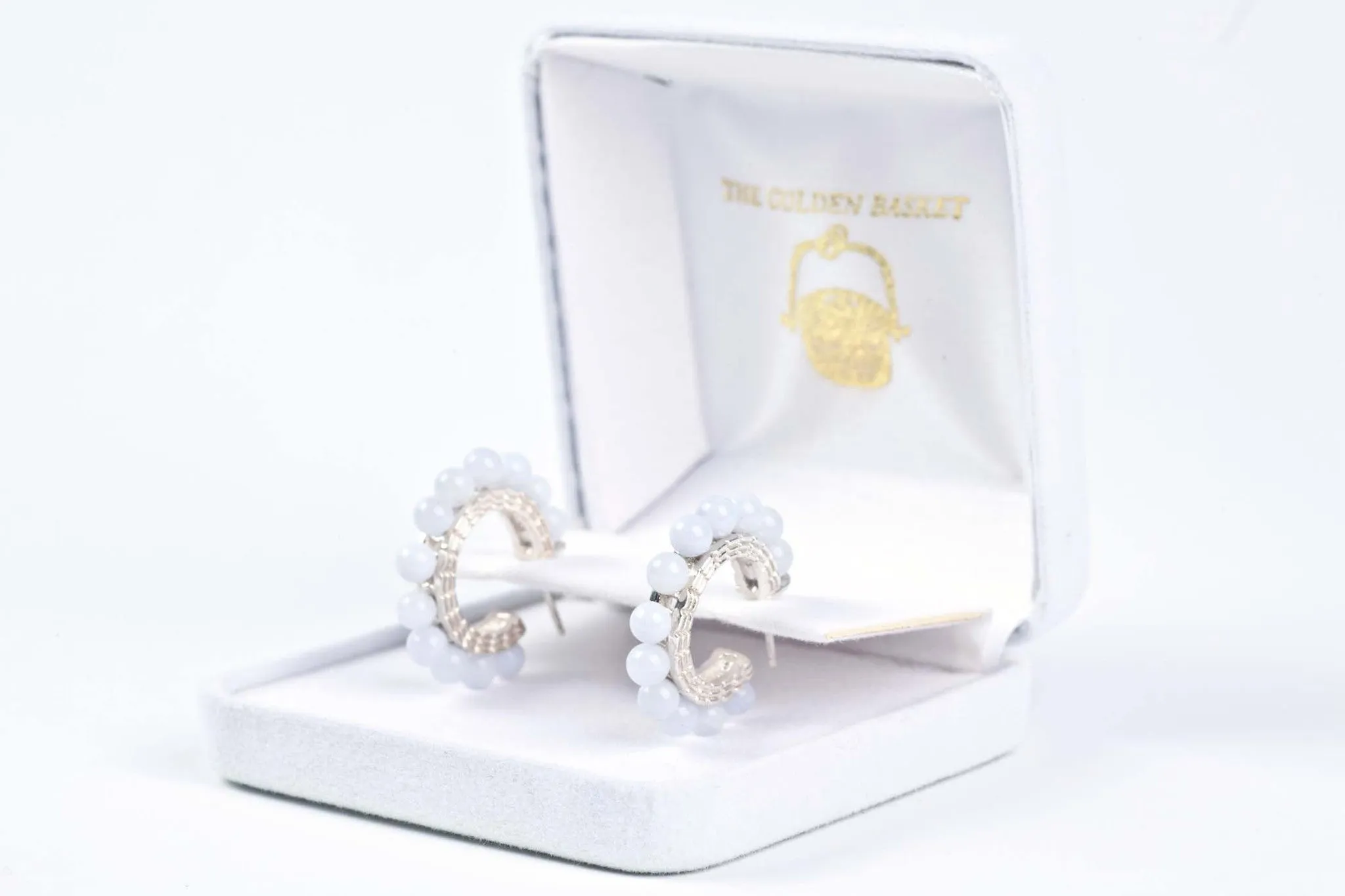 Sterling Silver Basket Weave Earrings