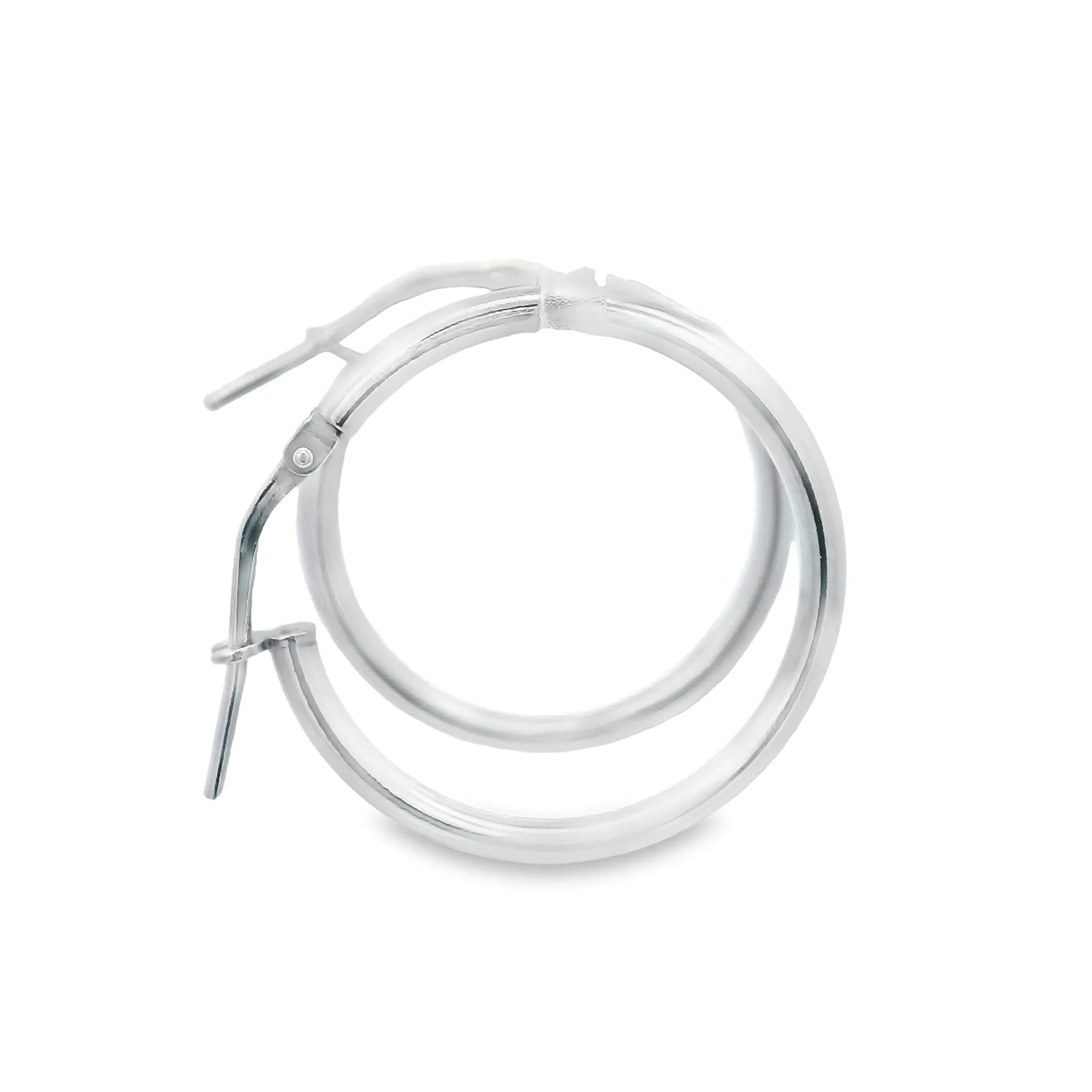 Sterling Silver Plain Hoop
