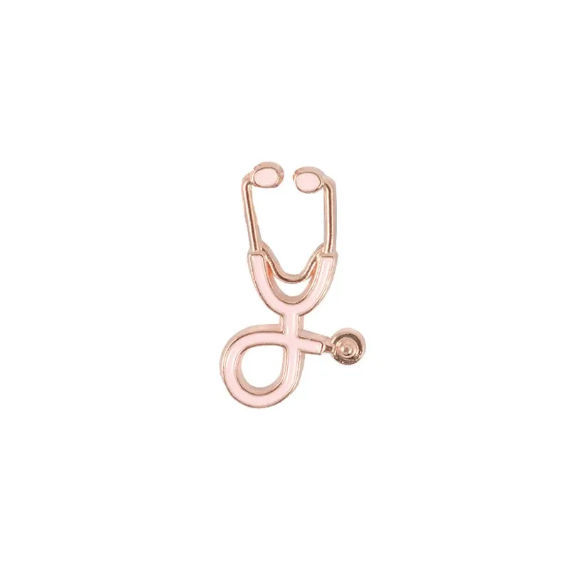 Stethoscope Enamel Brooch Pins