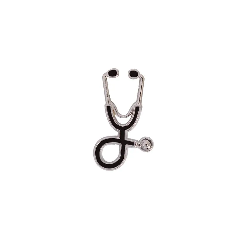 Stethoscope Enamel Brooch Pins