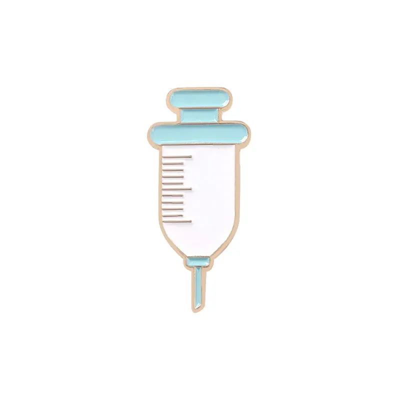 Stethoscope Enamel Brooch Pins